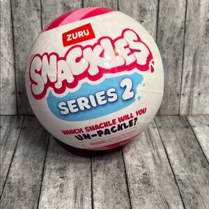 ZURU Snackles Series 2 Surprise Ball - Pink & White